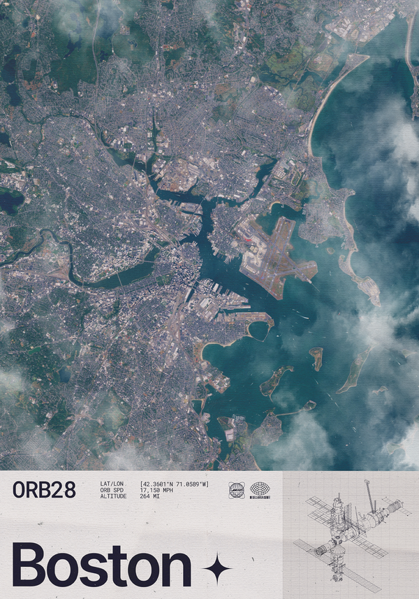 Boston Seen from Space