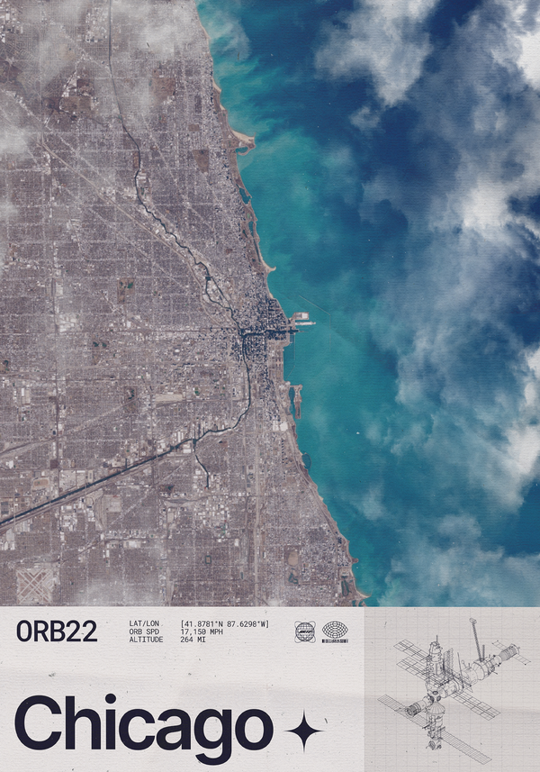 Chicago Seen from Space