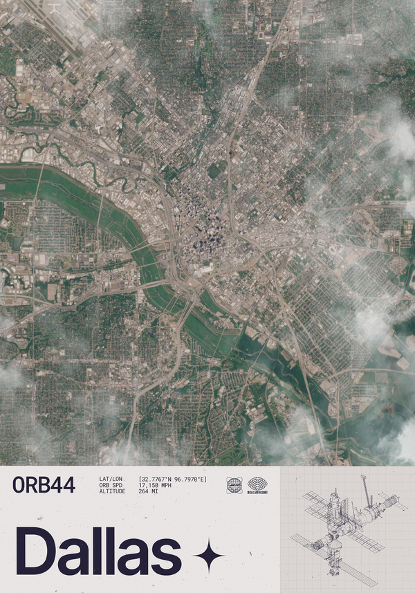 Dallas Seen from Space