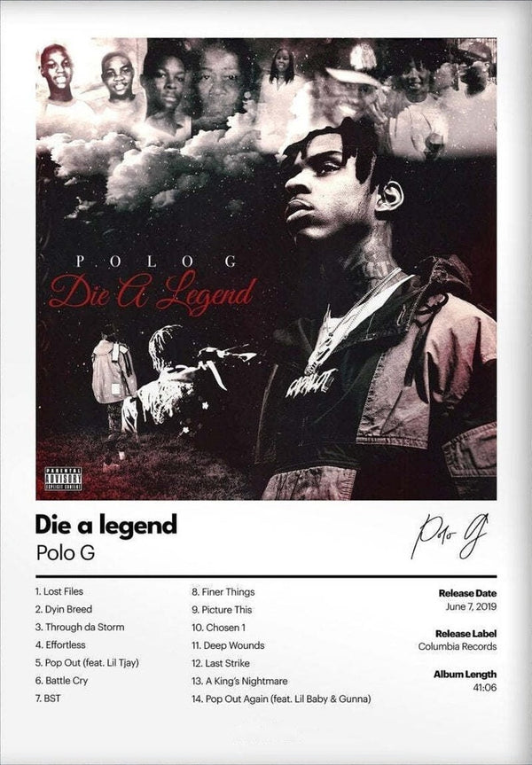 Die a Legend Poster