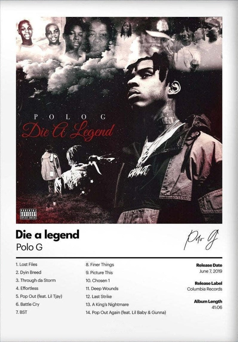 Die a Legend Poster