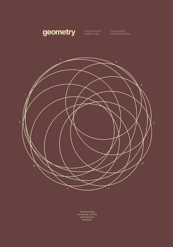 Geometry Circle Brown