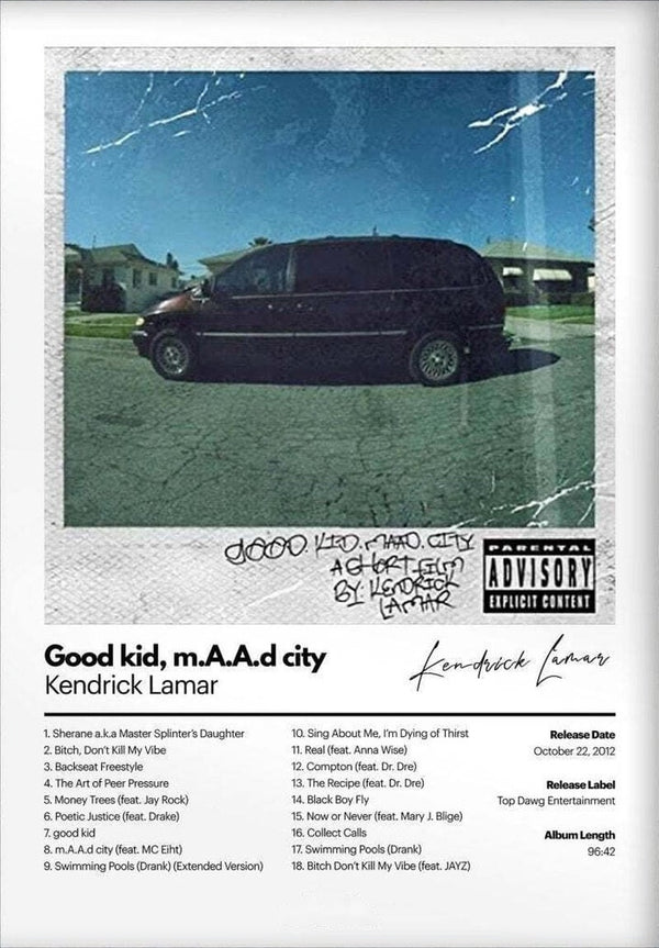 Good Kid Maad City Poster