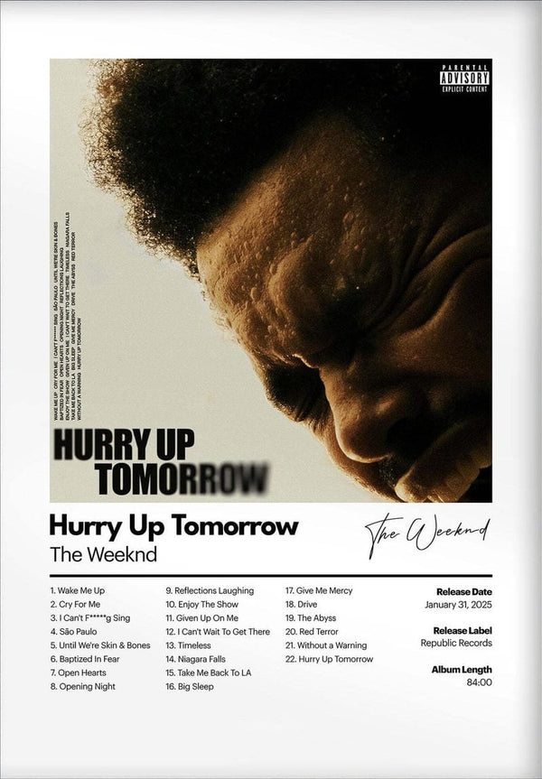 Hurry Up Tomorrow Poster