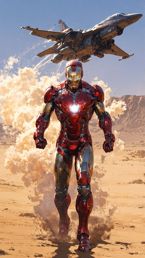 Iron Man — No. 2 superhero poster print