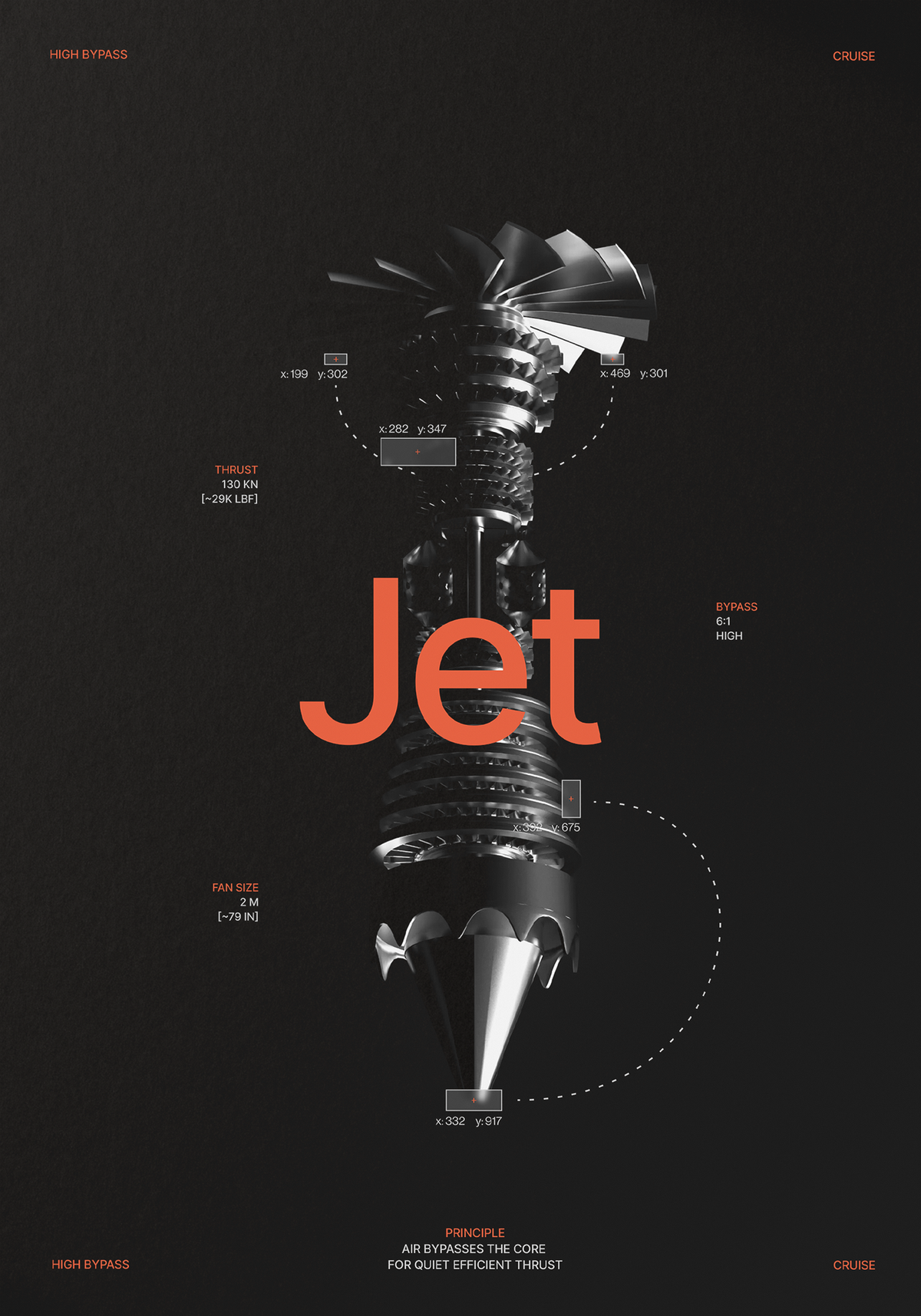 Jet Engine Black
