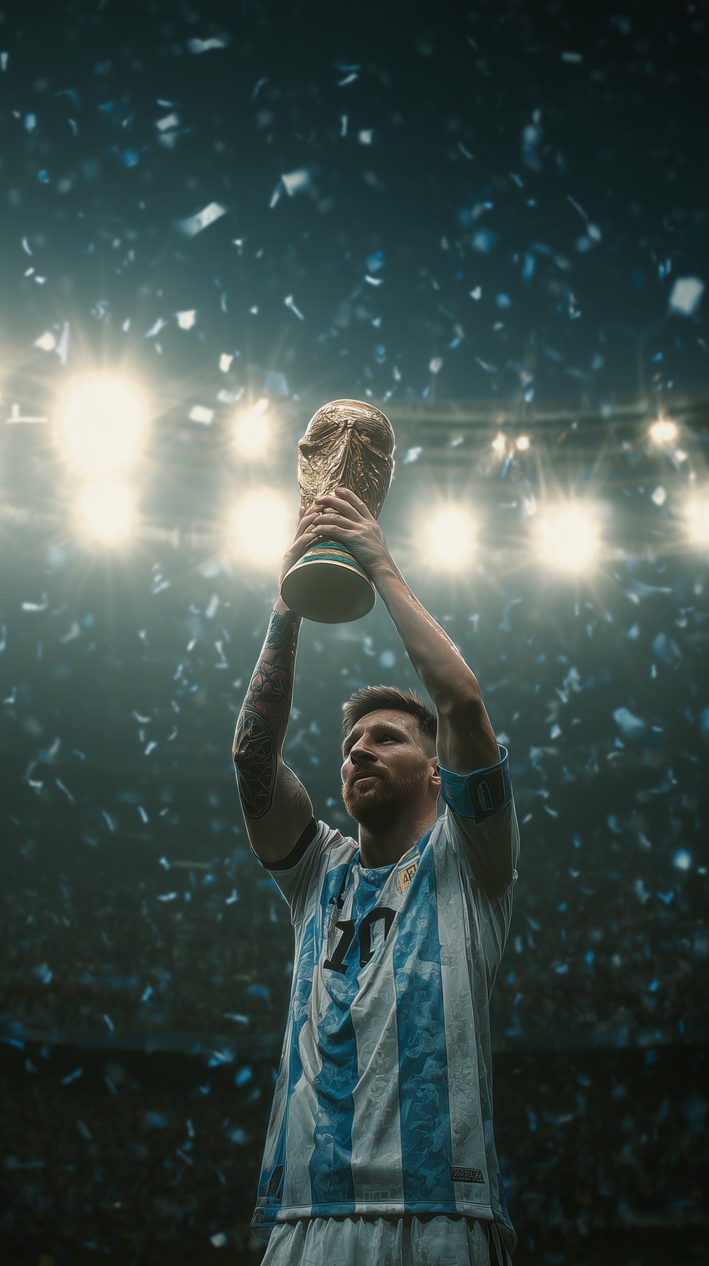Lionel Messi — No. 3 sports poster print