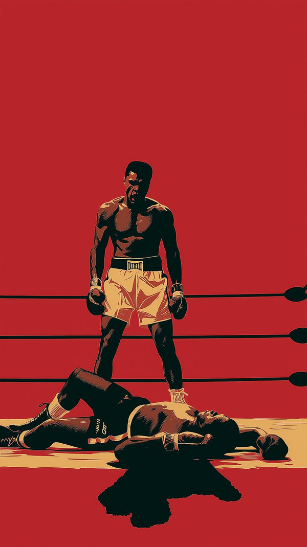 Muhammad Ali sports poster print