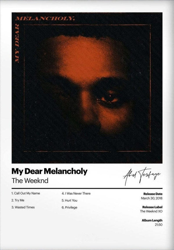 My Dear Melancholy Poster