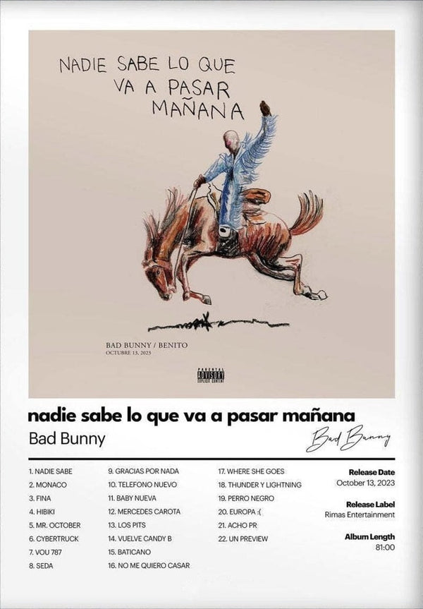 Nadie Sabe Lo Que Va a Pasar Manana Poster