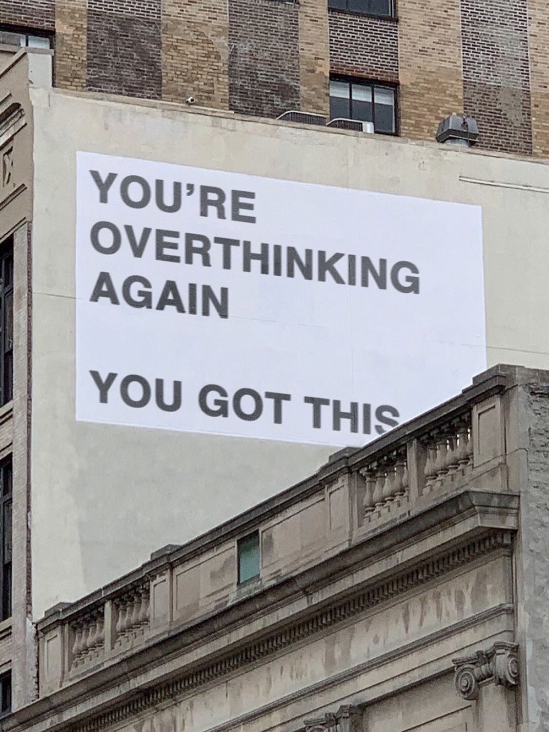 Overthinking again