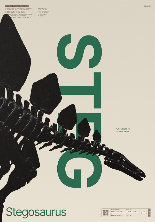Stegosaurus Beige