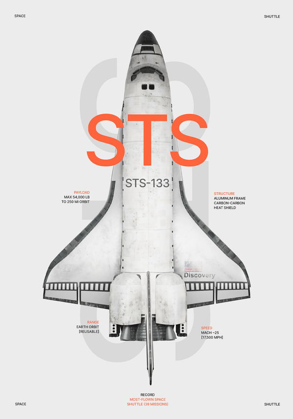 STS133 white