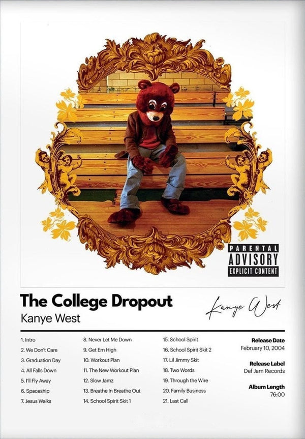 The College Dropout Poster