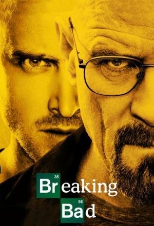 Yellow-toned TV drama poster with two lead characters