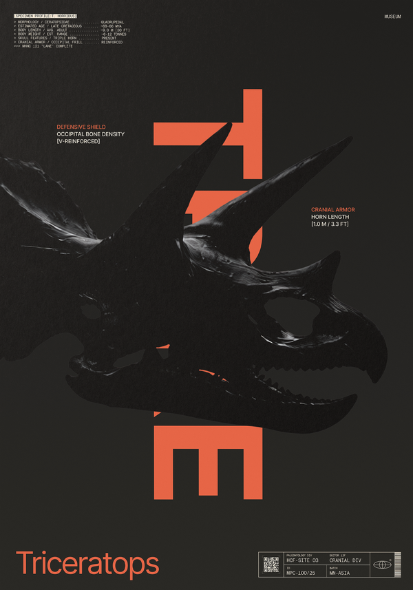 Triceratops Black