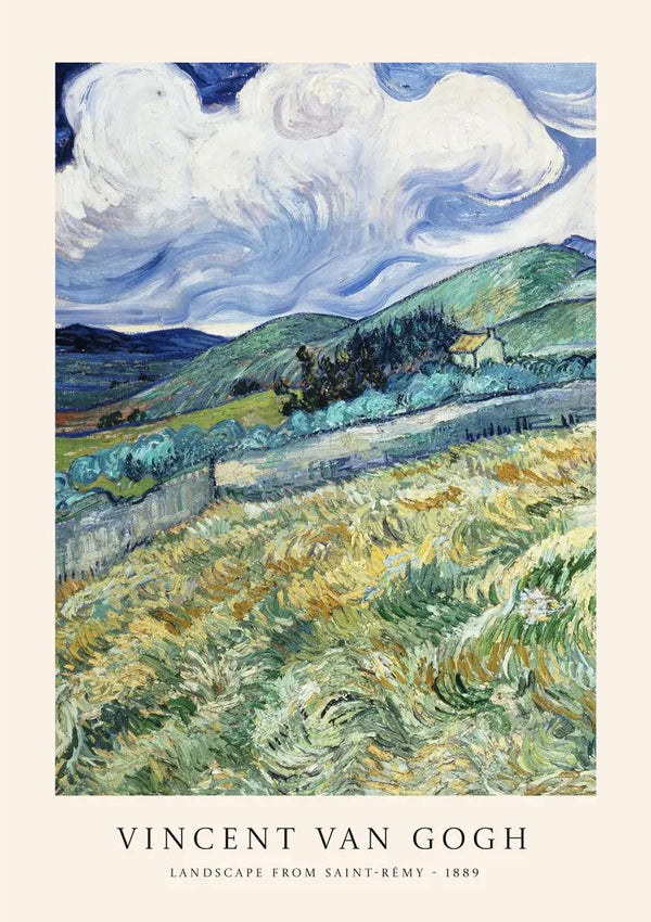 Van Gogh Landscape from Saint-Rémy