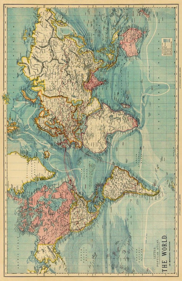 Vintage World Map