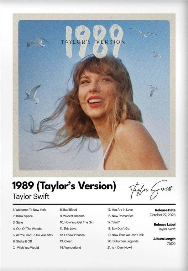 1989 Taylors Version Poster