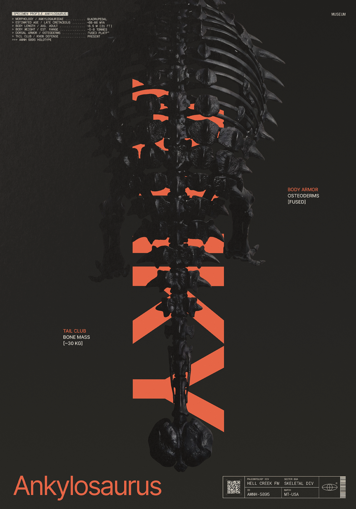 Ankylosaurus Black
