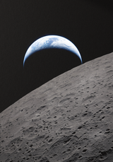 Artemis 2 Peeking at the Earth thumbnail 1