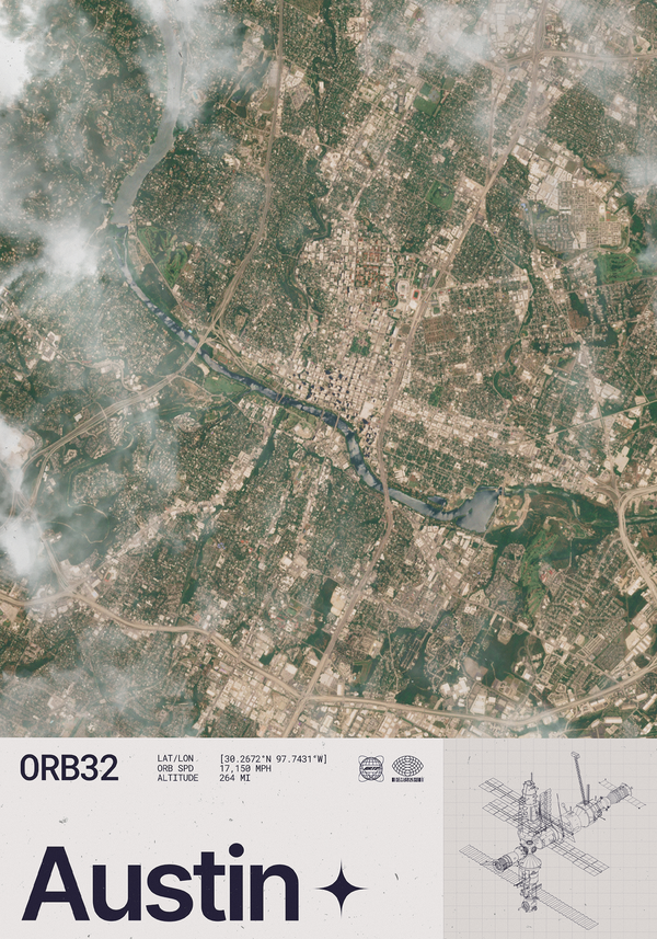 Austin Seen from Space