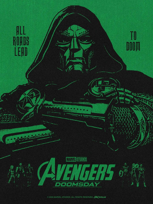Avengers Doomsday superhero poster print
