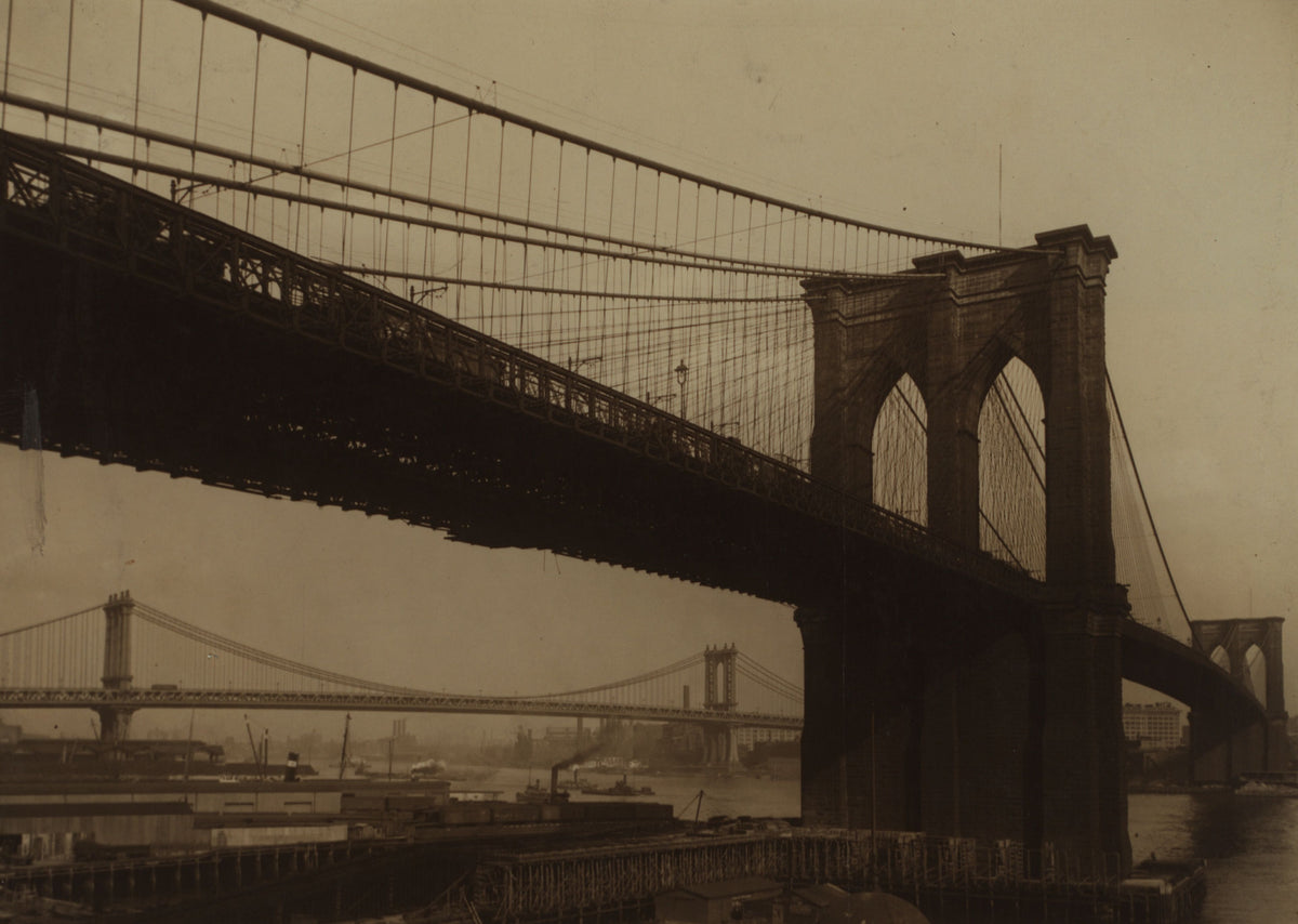 Brooklyn Bridge Sepia