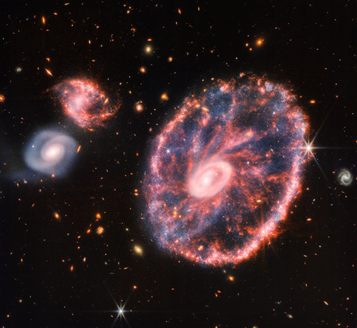 Cartwheel Galaxy Webb