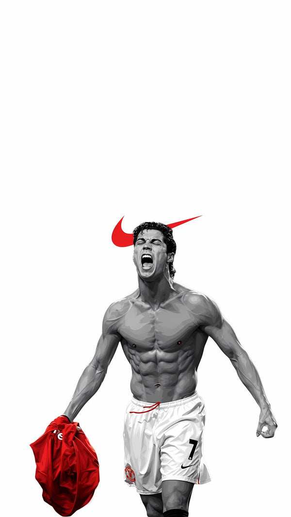 Cristiano Ronaldo — No. 2 sports poster print