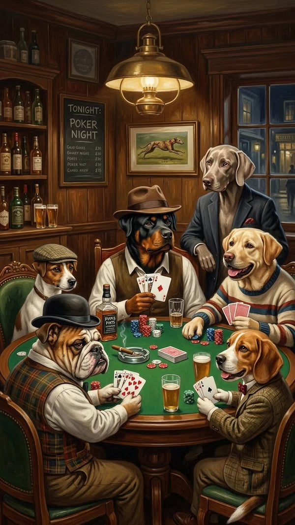 Dogs Playing Poker Pub