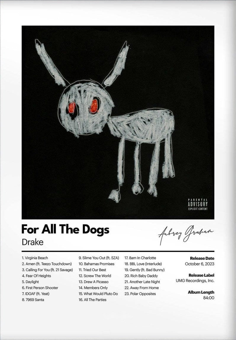 For All the Dogs Poster