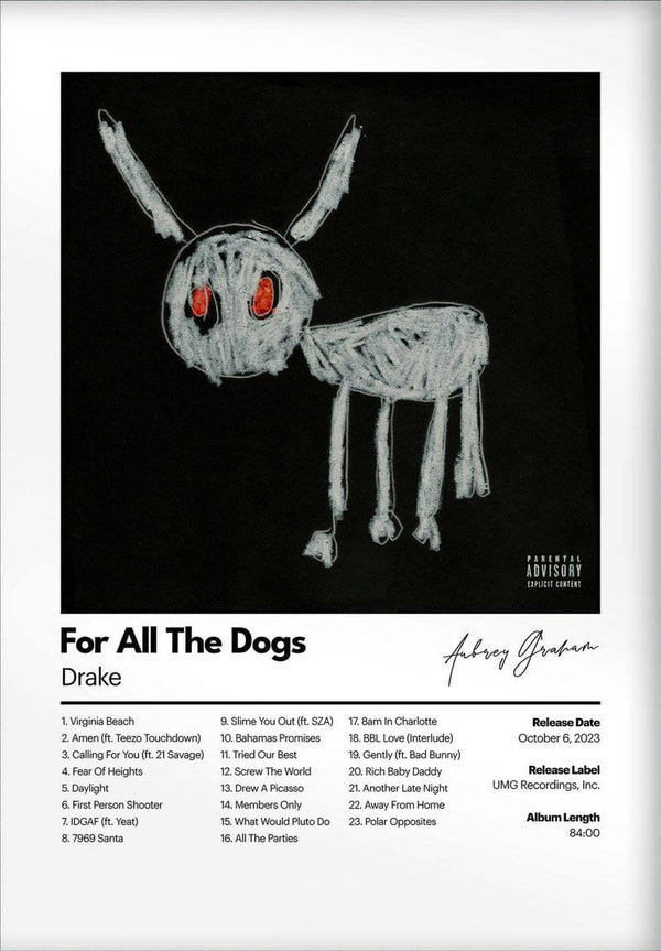 For All the Dogs Poster