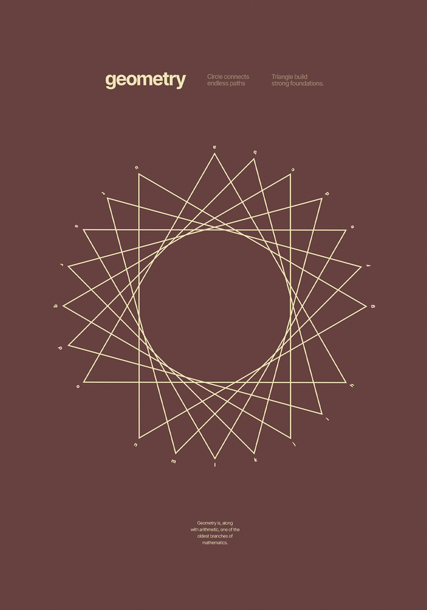 Geometry Triangle Brown