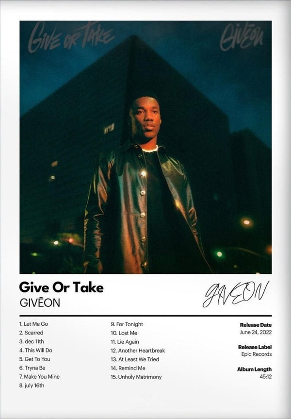 Give or Take Poster