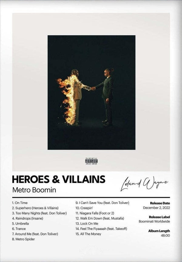Heroes and Villains Poster