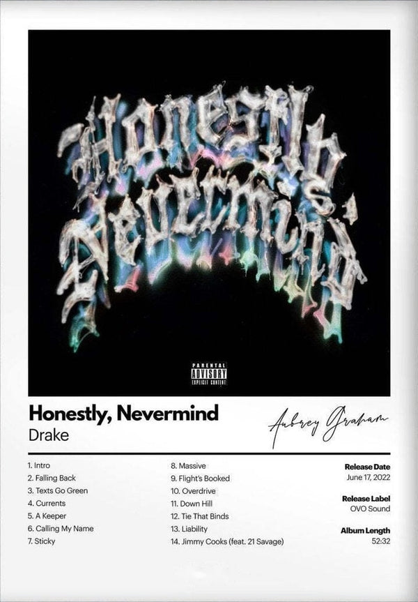 Honestly Nevermind Poster