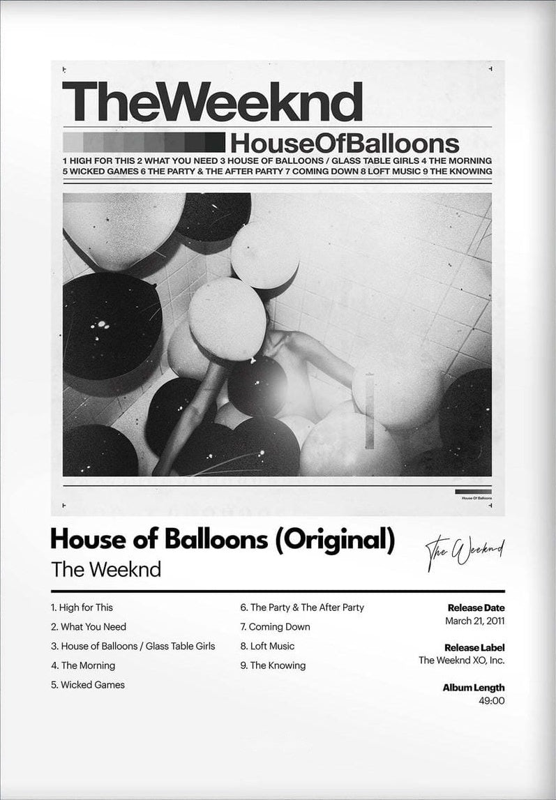 House of Balloons Original Poster