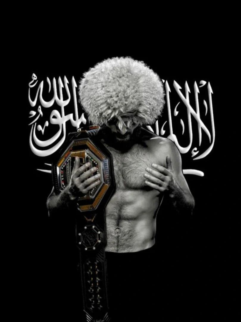 Khabib Nurmagomedov sports poster print