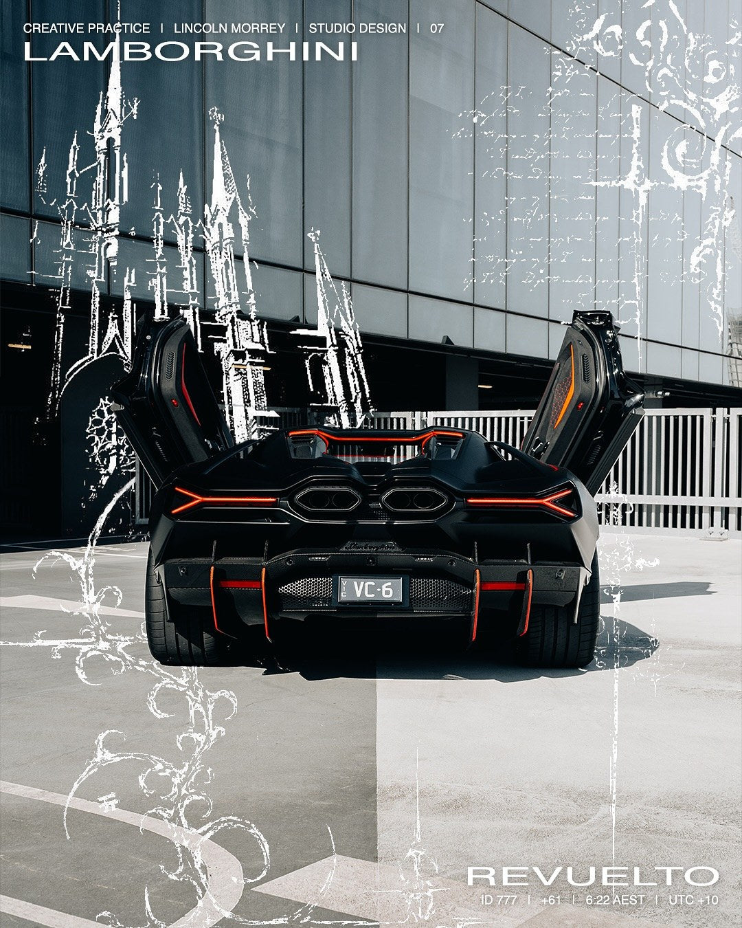 Lamborghini — No. 3 car-culture poster print