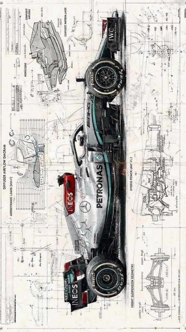 Mercedes F1 Blueprint