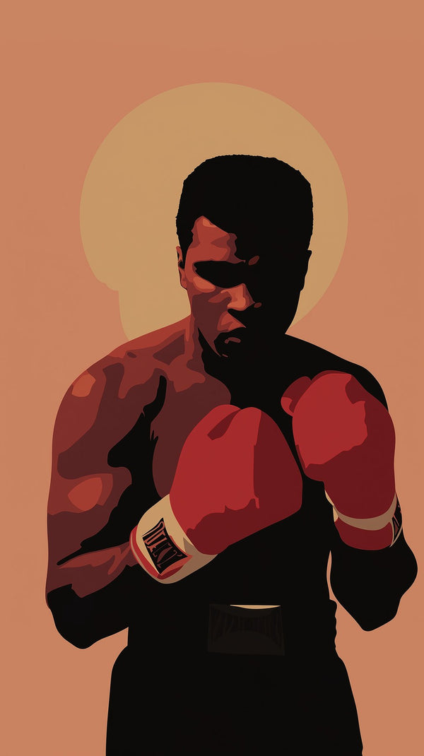 Muhammad Ali — No. 4 sports poster print