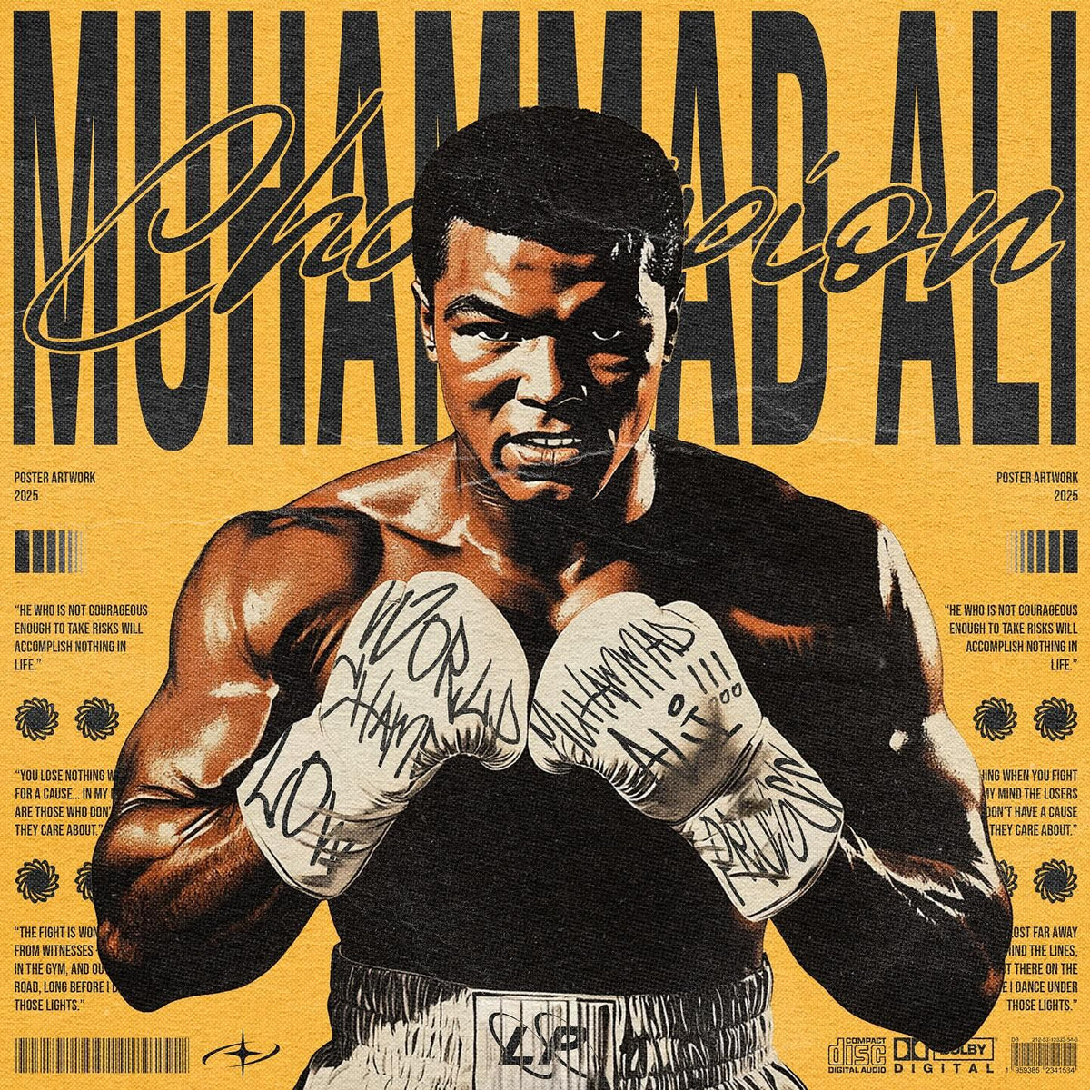 Muhammad Ali — No. 6 sports poster print