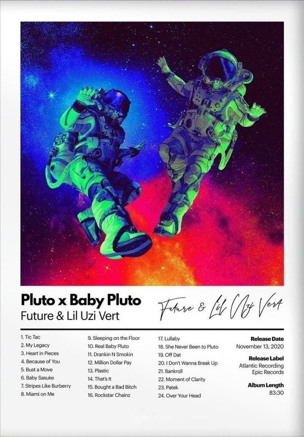 Pluto x Baby Pluto Poster