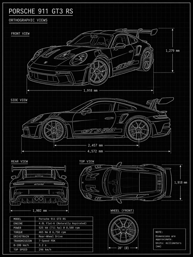 Poorsche 911 Blueprint