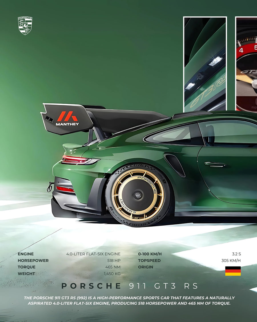 Porsche 911 GT3 RS Green