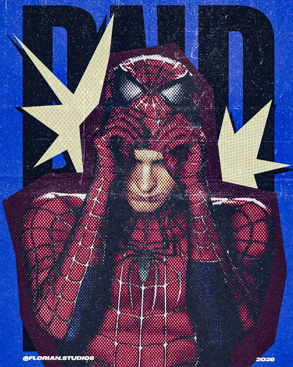 Spider-Man superhero poster print