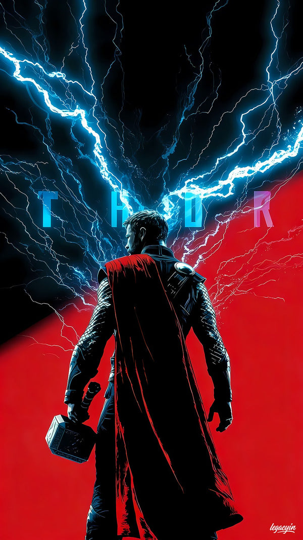 Thor — No. 3 superhero poster print