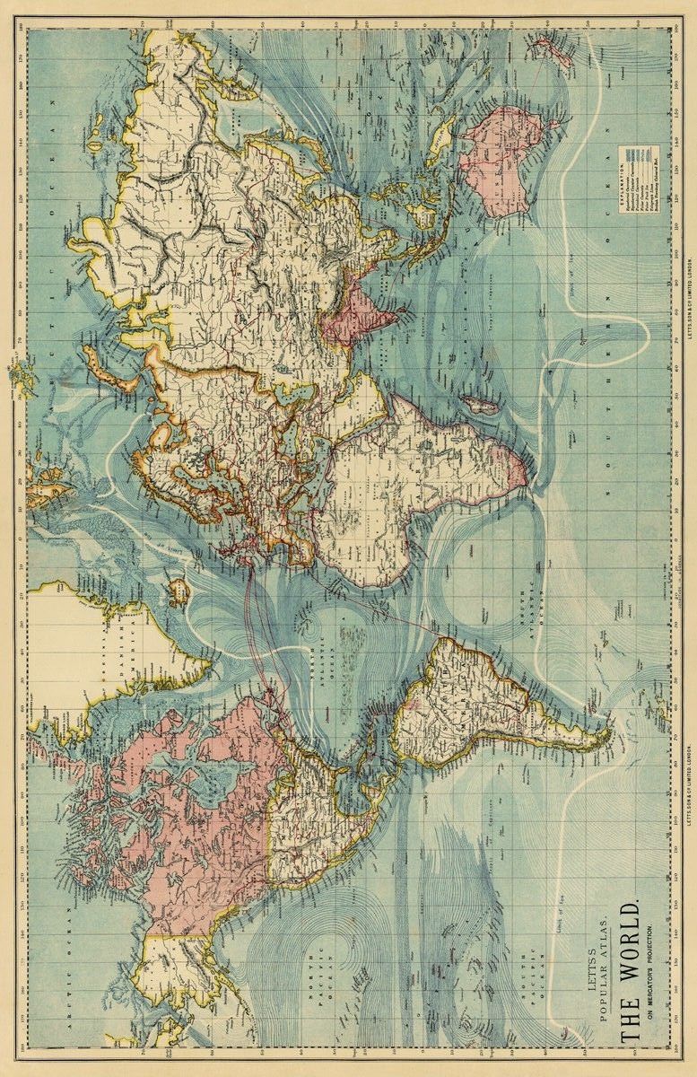 Vintage World Map
